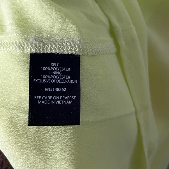 TORRID WOMEN'S SOPHIE CAMI- CHIFFON EMBROIDERED LIME GREEN SIZE 5X NWT - Picture 8 of 9